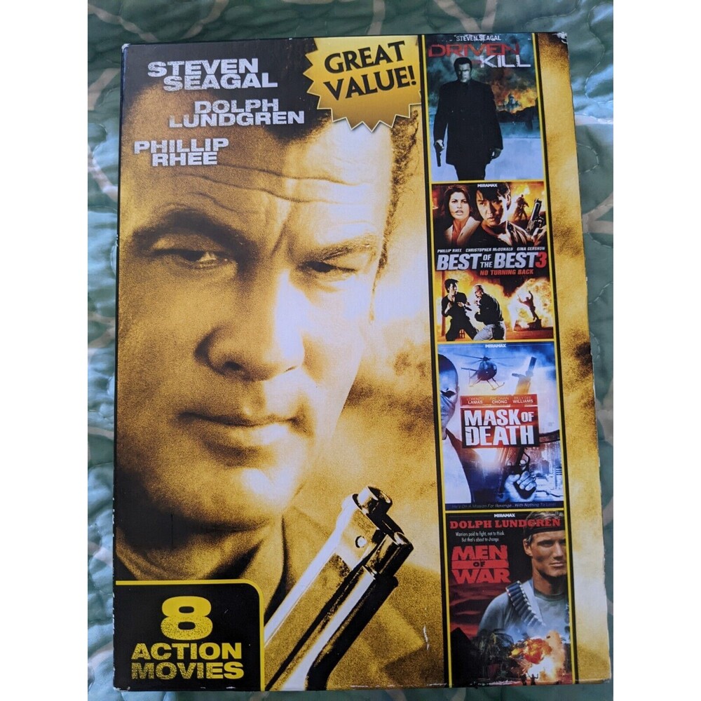 8-Film Action Pack, Vol. 3 (DVD, 2012)